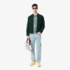 Herren-Jeans aus Denim mit geradem Schnitt und Print-Motiv Herren-Jeans aus Denim mit geradem Schnitt und Print-Motiv