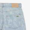 Herren-Jeans aus Denim mit geradem Schnitt und Print-Motiv Herren-Jeans aus Denim mit geradem Schnitt und Print-Motiv