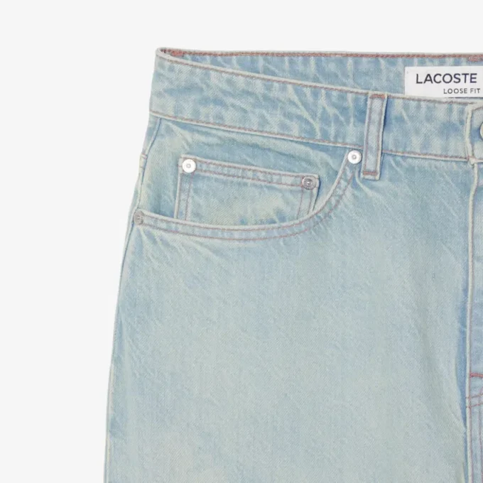 Herren-Jeans mit geradem Schnitt und Landschaftsmotiv Herren-Jeans mit geradem Schnitt und Landschaftsmotiv