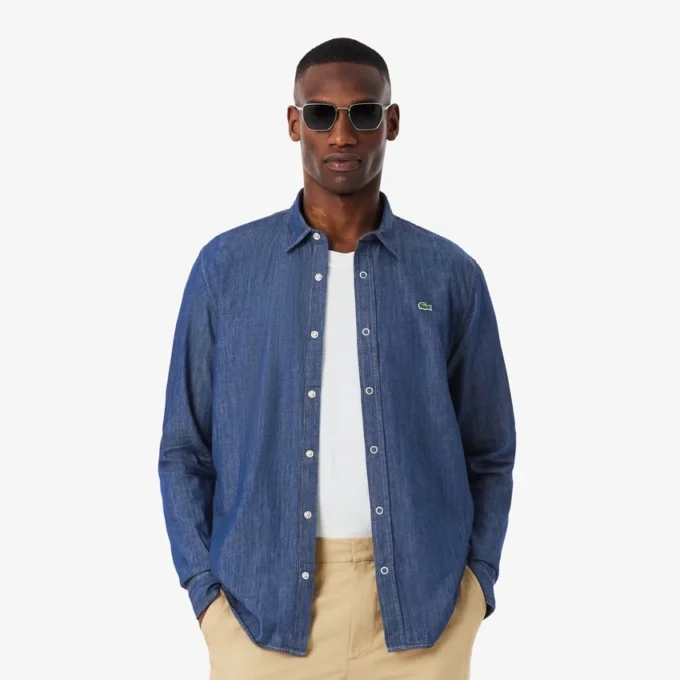 Herren-Jeanshemd in Regular Fit Herren-Jeanshemd in Regular Fit
