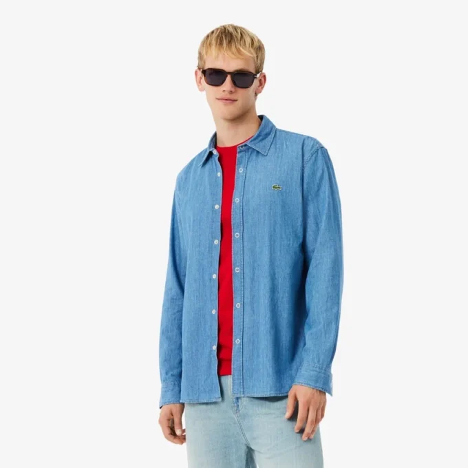Herren-Jeanshemd in Regular Fit Herren-Jeanshemd in Regular Fit