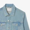 Herren-Jeansjacke mit Krokodil-Logo Herren-Jeansjacke mit Krokodil-Logo