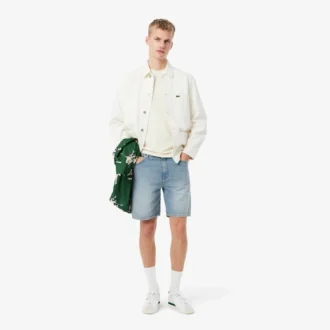 Herren-Jeansshorts mit geradem Schnitt Herren-Jeansshorts mit geradem Schnitt