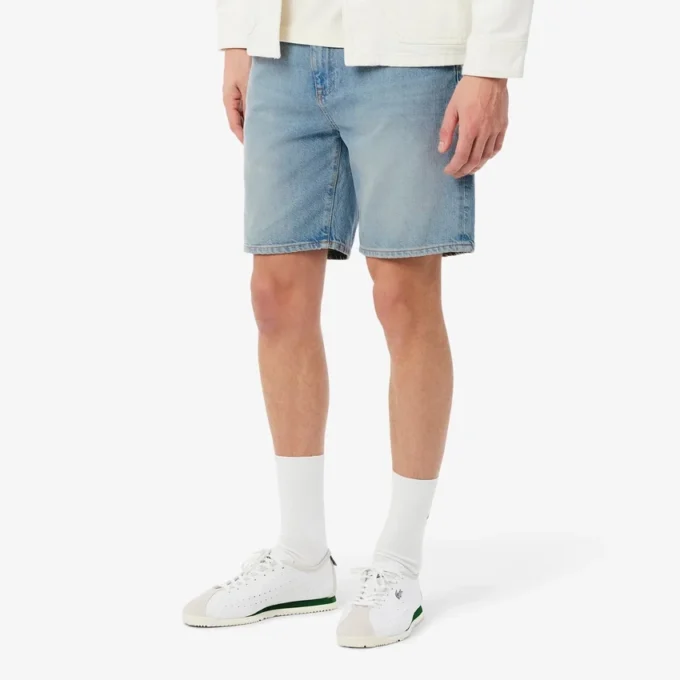 Herren-Jeansshorts mit geradem Schnitt Herren-Jeansshorts mit geradem Schnitt
