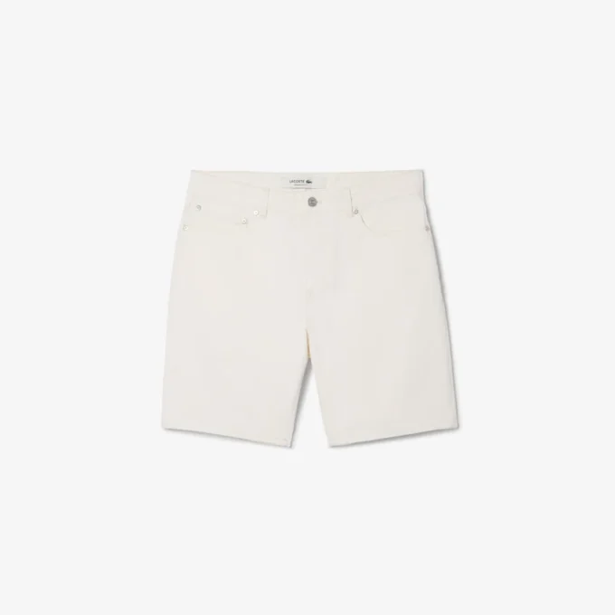 Herren-Jeansshorts mit geradem Schnitt Herren-Jeansshorts mit geradem Schnitt