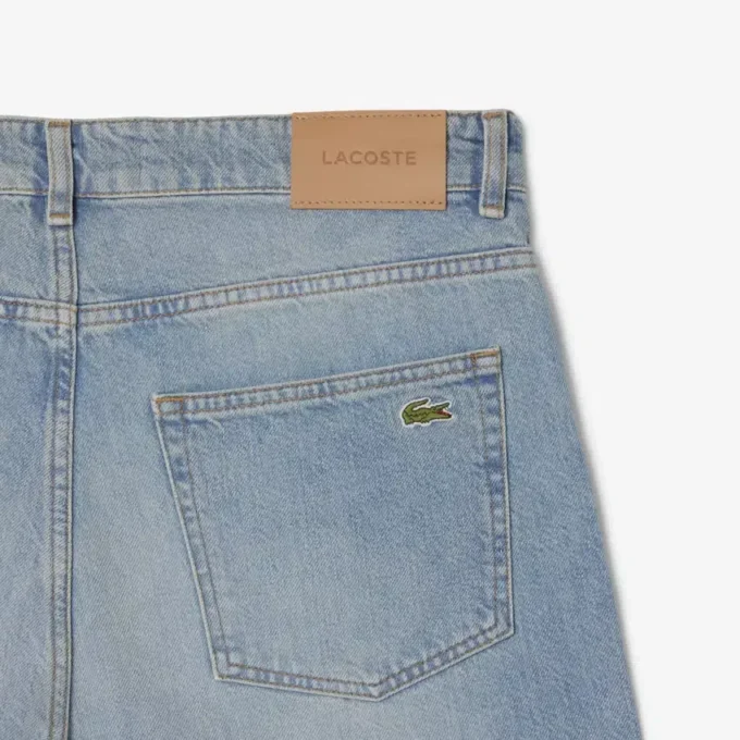 Herren-Jeansshorts mit geradem Schnitt Herren-Jeansshorts mit geradem Schnitt