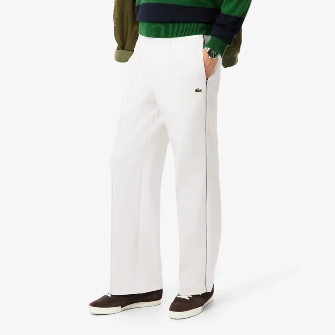 Herren-Jogginghose aus plissiertem Twill Herren-Jogginghose aus plissiertem Twill