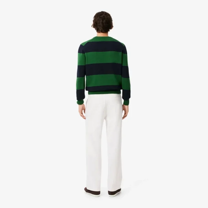 Herren-Jogginghose aus plissiertem Twill Herren-Jogginghose aus plissiertem Twill