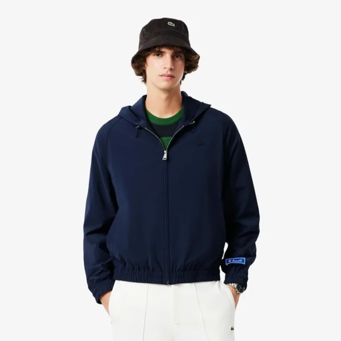 Herren-Kapuzenjacke aus Woll-Blend-Flanell Herren-Kapuzenjacke aus Woll-Blend-Flanell