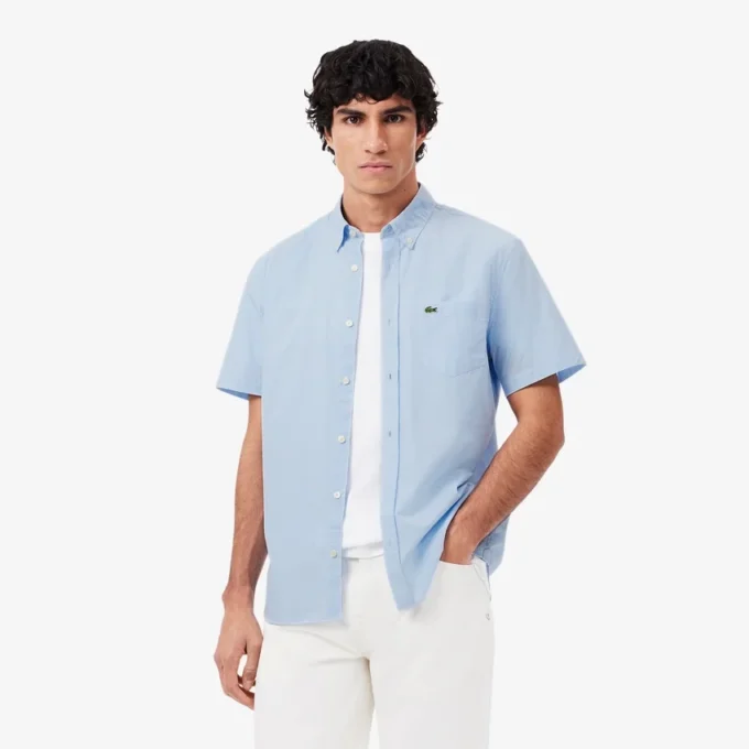 Herren-Kurzarmhemd mit Vichy-Karomuster in Regular Fit Herren-Kurzarmhemd mit Vichy-Karomuster in Regular Fit