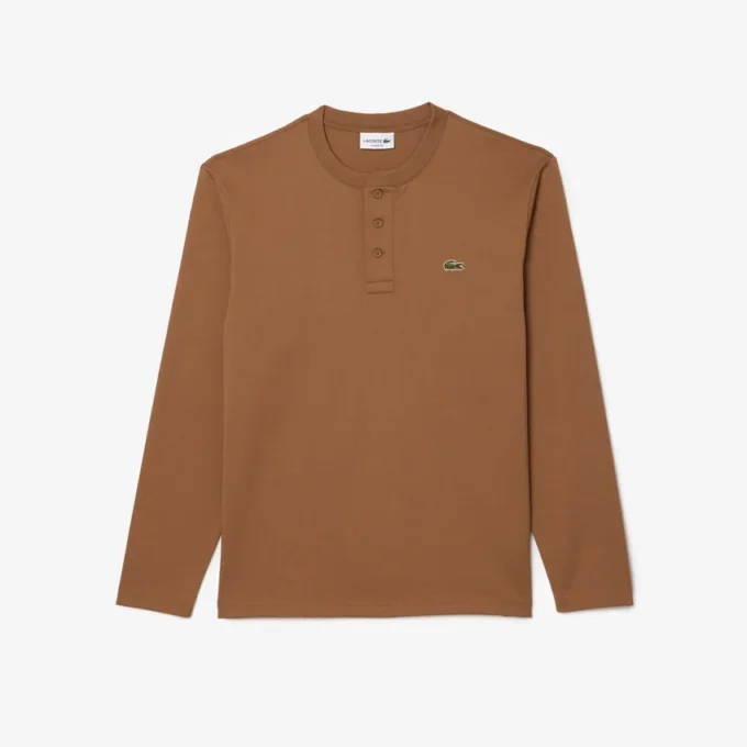 Herren-Langarm-Henley Herren-Langarm-Henley