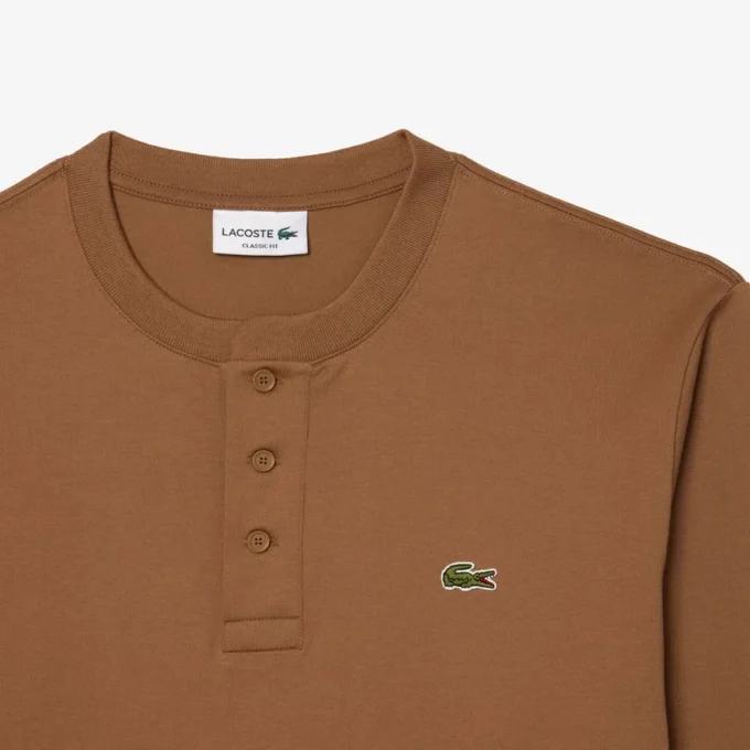 Herren-Langarm-Henley Herren-Langarm-Henley