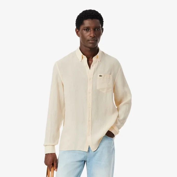 Herren-Leinenhemd in Regular Fit Herren-Leinenhemd in Regular Fit