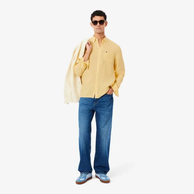 Herren-Leinenhemd in Regular Fit Herren-Leinenhemd in Regular Fit