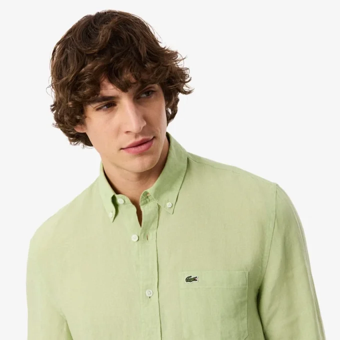 Herren-Leinenhemd in Regular Fit Herren-Leinenhemd in Regular Fit