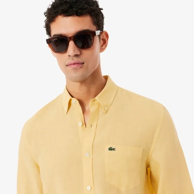 Herren-Leinenhemd in Regular Fit Herren-Leinenhemd in Regular Fit