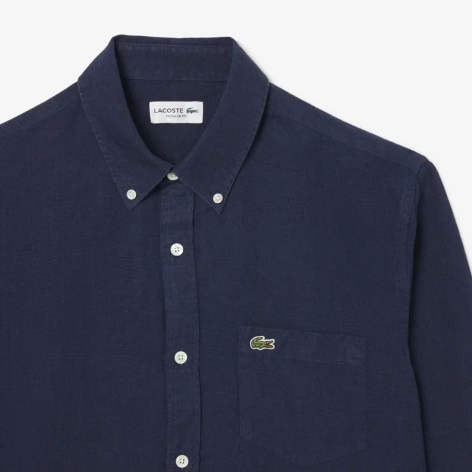 Herren-Leinenhemd in Regular Fit Herren-Leinenhemd in Regular Fit