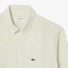 Herren-Leinenhemd mit geriffeltem Schnitt Herren-Leinenhemd mit geriffeltem Schnitt