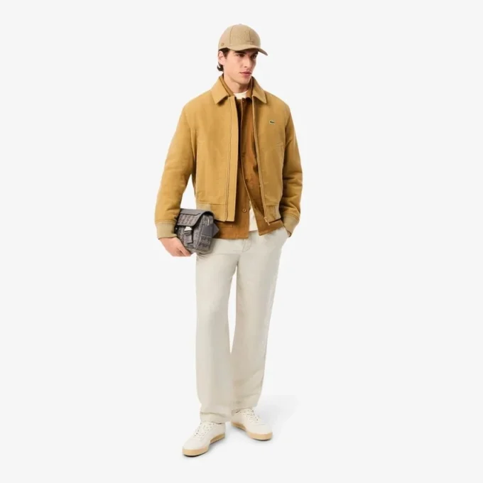 Herren-Leinenhose aus Twill in Regular Fit Herren-Leinenhose aus Twill in Regular Fit