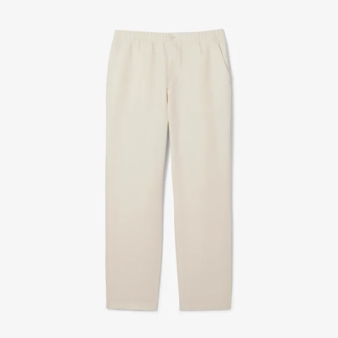 Herren-Leinenhose aus Twill in Regular Fit Herren-Leinenhose aus Twill in Regular Fit