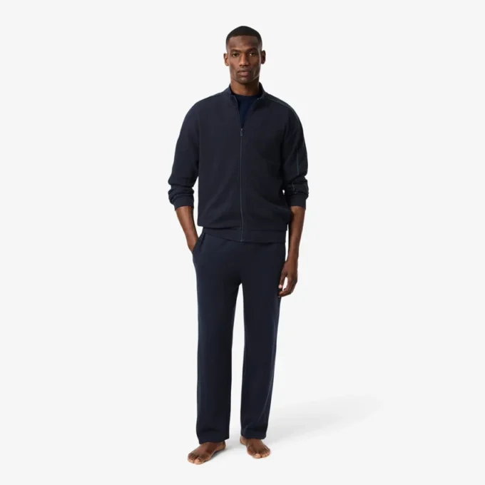 Herren-Lounge-Hose aus gewaffelter Baumwolle Herren-Lounge-Hose aus gewaffelter Baumwolle