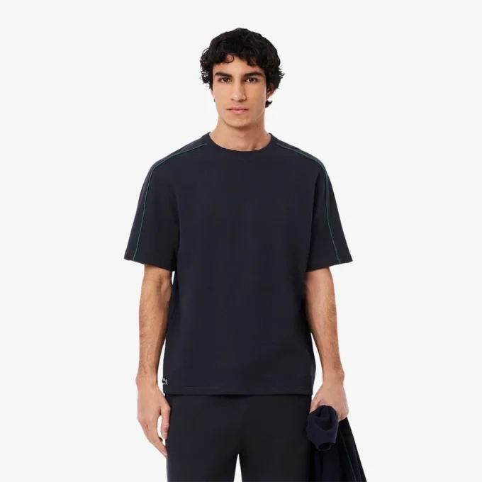 Herren-Lounge-T-Shirt mit Struktur Herren-Lounge-T-Shirt mit Struktur