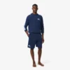 Herren-Loungewear-Shorts aus Fleece mit geradem Schnitt Herren-Loungewear-Shorts aus Fleece mit geradem Schnitt