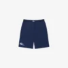 Herren-Loungewear-Shorts aus Fleece mit geradem Schnitt Herren-Loungewear-Shorts aus Fleece mit geradem Schnitt