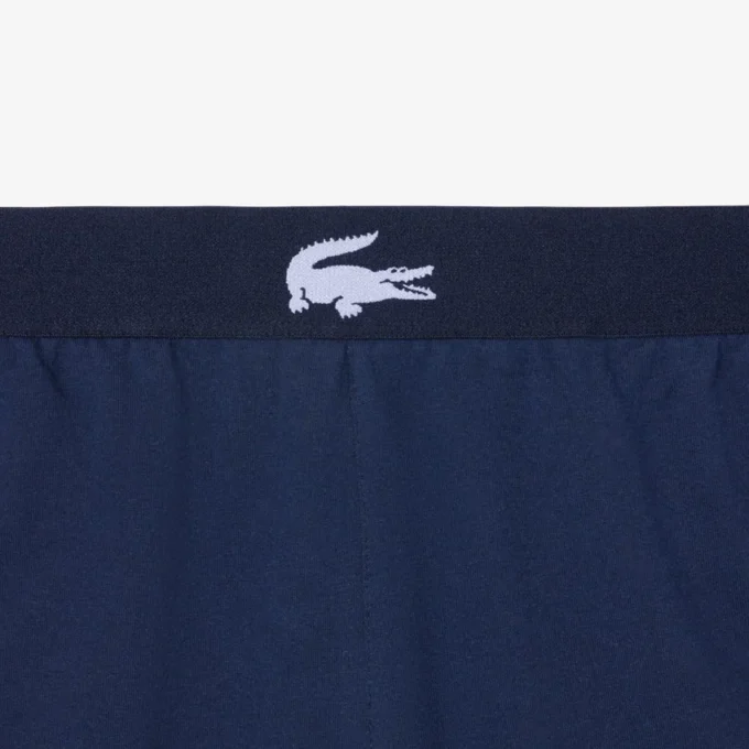 Herren-Loungewear-Shorts aus Fleece mit geradem Schnitt Herren-Loungewear-Shorts aus Fleece mit geradem Schnitt