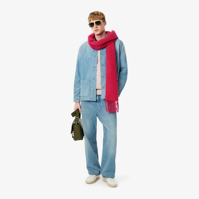 Herren-Overshirt aus schwerem Baumwoll-Denim Herren-Overshirt aus schwerem Baumwoll-Denim
