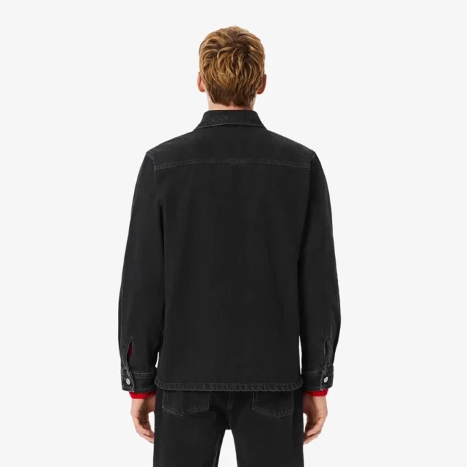 Herren-Overshirt aus schwerem Baumwoll-Denim Herren-Overshirt aus schwerem Baumwoll-Denim