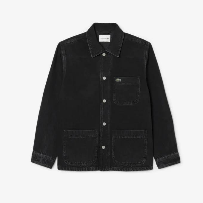 Herren-Overshirt aus schwerem Baumwoll-Denim Herren-Overshirt aus schwerem Baumwoll-Denim