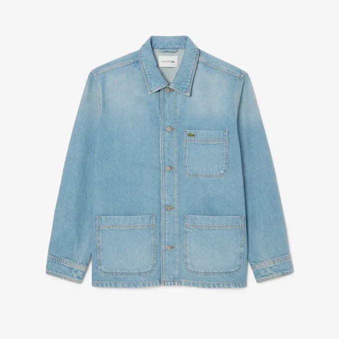Herren-Overshirt aus schwerem Baumwoll-Denim Herren-Overshirt aus schwerem Baumwoll-Denim