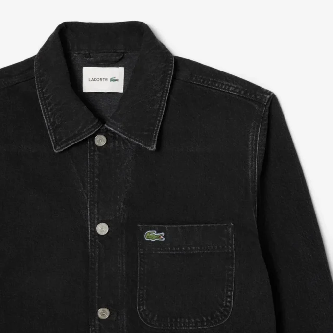 Herren-Overshirt aus schwerem Baumwoll-Denim Herren-Overshirt aus schwerem Baumwoll-Denim