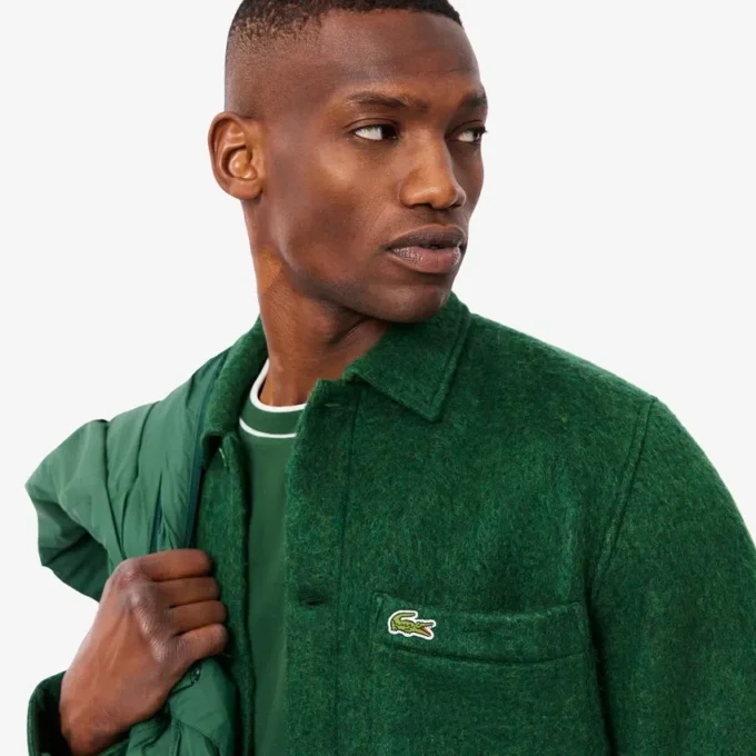 Herren-Overshirt aus Wollmischung The Blend Herren-Overshirt aus Wollmischung The Blend