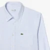 Herren-Oxfordhemd mit gerader Passform und Streifenmuster Herren-Oxfordhemd mit gerader Passform und Streifenmuster