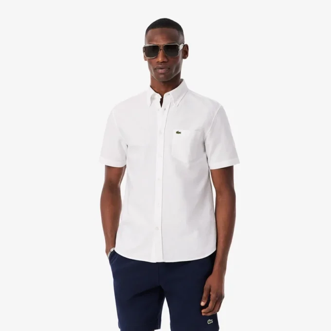 Herren-Oxfordhemd mit kurzen Ärmeln in Regular Fit Herren-Oxfordhemd mit kurzen Ärmeln in Regular Fit