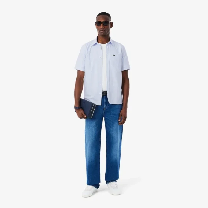 Herren-Oxfordhemd mit kurzen Ärmeln in Regular Fit Herren-Oxfordhemd mit kurzen Ärmeln in Regular Fit