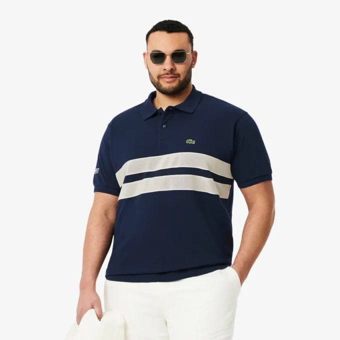 Herren-Poloshirt „Bold Stripes“ in klassischer Passform L.12.12 Herren-Poloshirt „Bold Stripes“ in klassischer Passform L.12.12