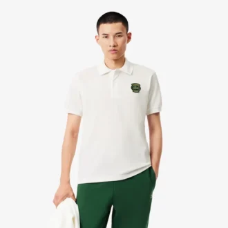 Herren-Poloshirt „Classic Fit Petit Piqua Badge“