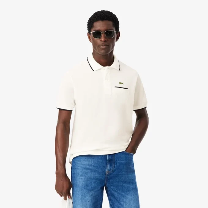 Herren-Poloshirt „Classic Fit Pocket Accent L.12.12“ Herren-Poloshirt „Classic Fit Pocket Accent L.12.12“