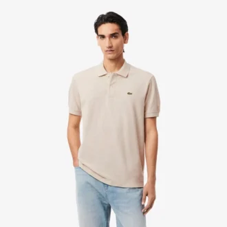 Herren-Poloshirt L.12.12 in klassischer Passform, meliert