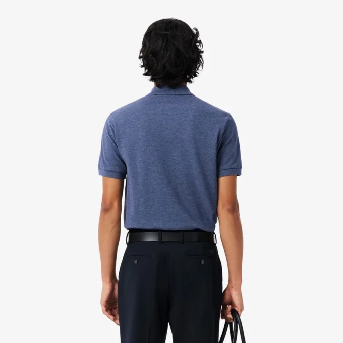 Herren-Poloshirt L.12.12 in klassischer Passform, meliert