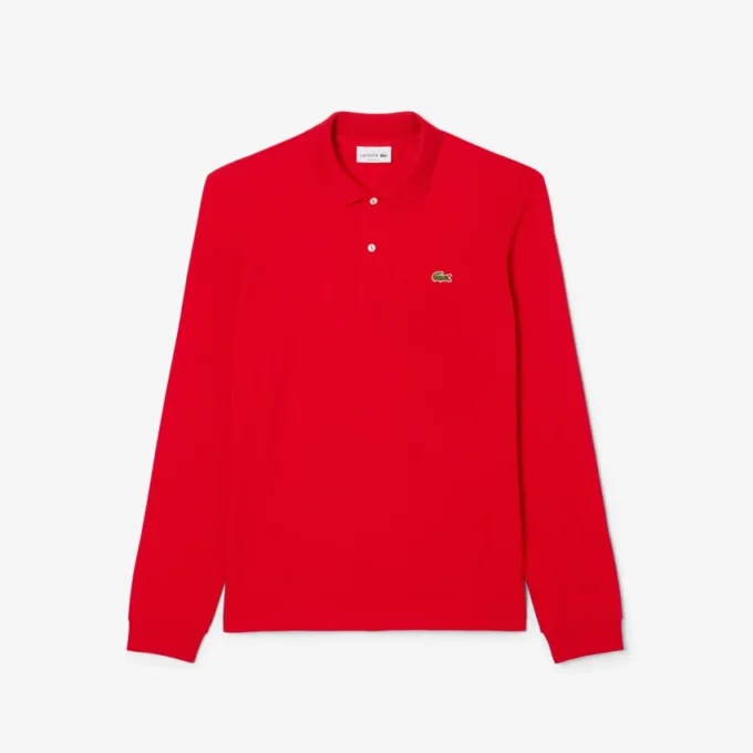 Herren-Poloshirt L.12.12 mit Langarm in klassischer Passform Herren-Poloshirt L.12.12 mit Langarm in klassischer Passform