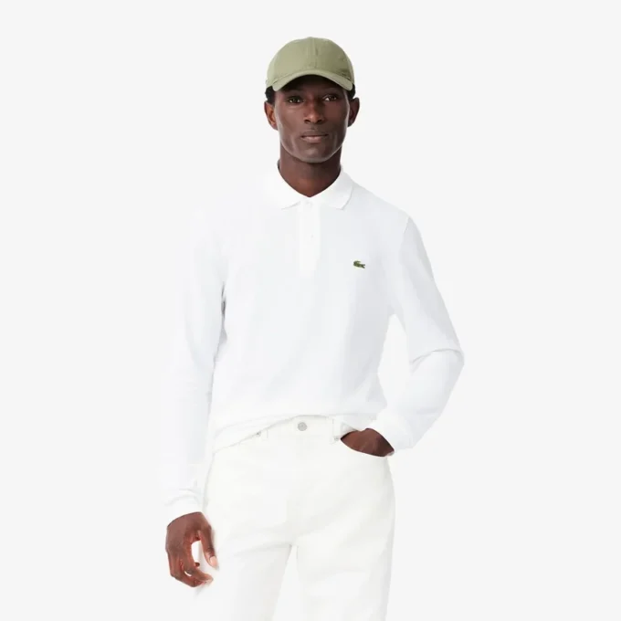 Herren-Poloshirt L.12.12 mit Langarm in klassischer Passform Herren-Poloshirt L.12.12 mit Langarm in klassischer Passform