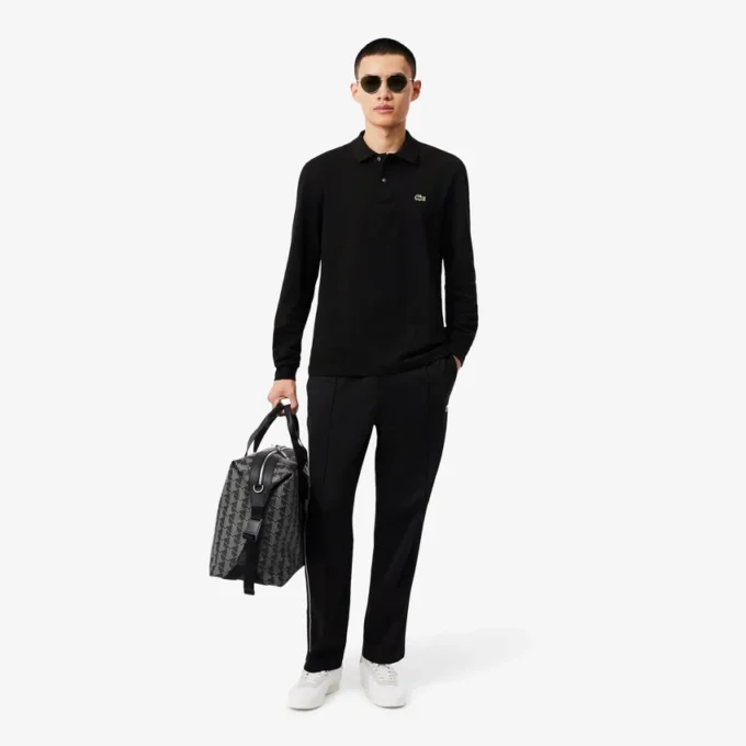 Herren-Poloshirt L.12.12 mit Langarm in klassischer Passform Herren-Poloshirt L.12.12 mit Langarm in klassischer Passform