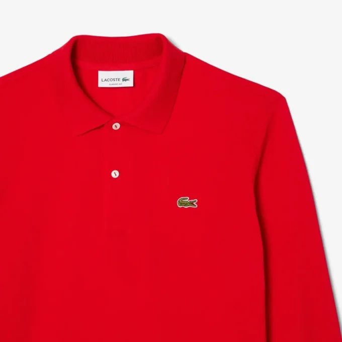 Herren-Poloshirt L.12.12 mit Langarm in klassischer Passform Herren-Poloshirt L.12.12 mit Langarm in klassischer Passform