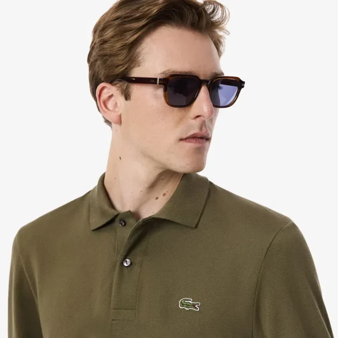 Herren-Poloshirt L.12.12 mit Langarm in klassischer Passform