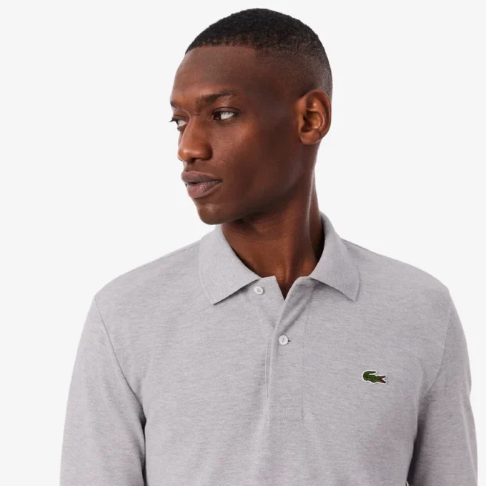 Herren-Poloshirt L.12.12 mit Langarm in klassischer Passform