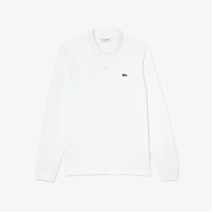 Herren-Poloshirt L.12.12 mit Langarm in klassischer Passform Herren-Poloshirt L.12.12 mit Langarm in klassischer Passform